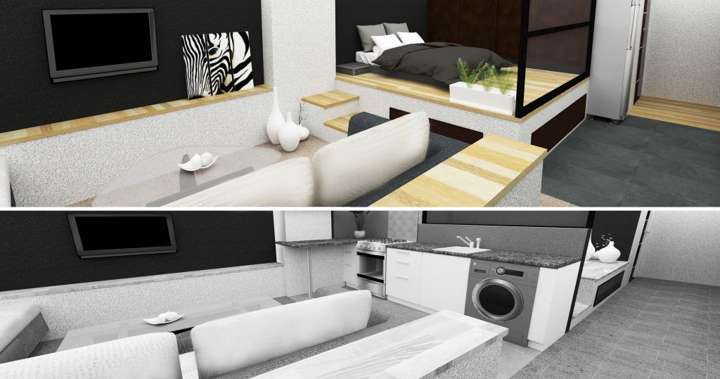 8 Apartamentos en Puerto Gelves_Perspectiva interior_1