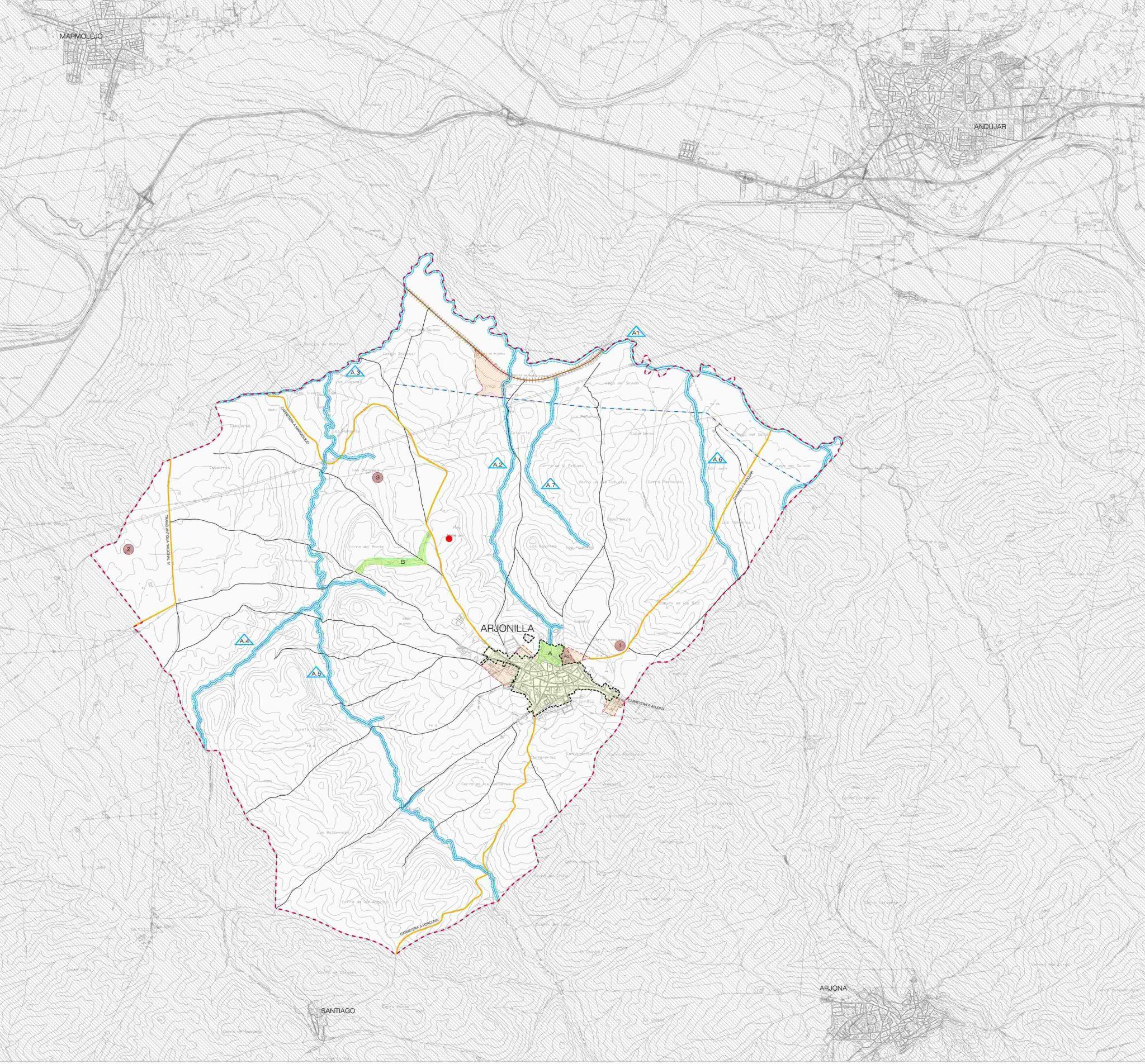 Adaptacion NNSS PGOU Arjonilla_Clasificacion del Suelo_ambito territorial