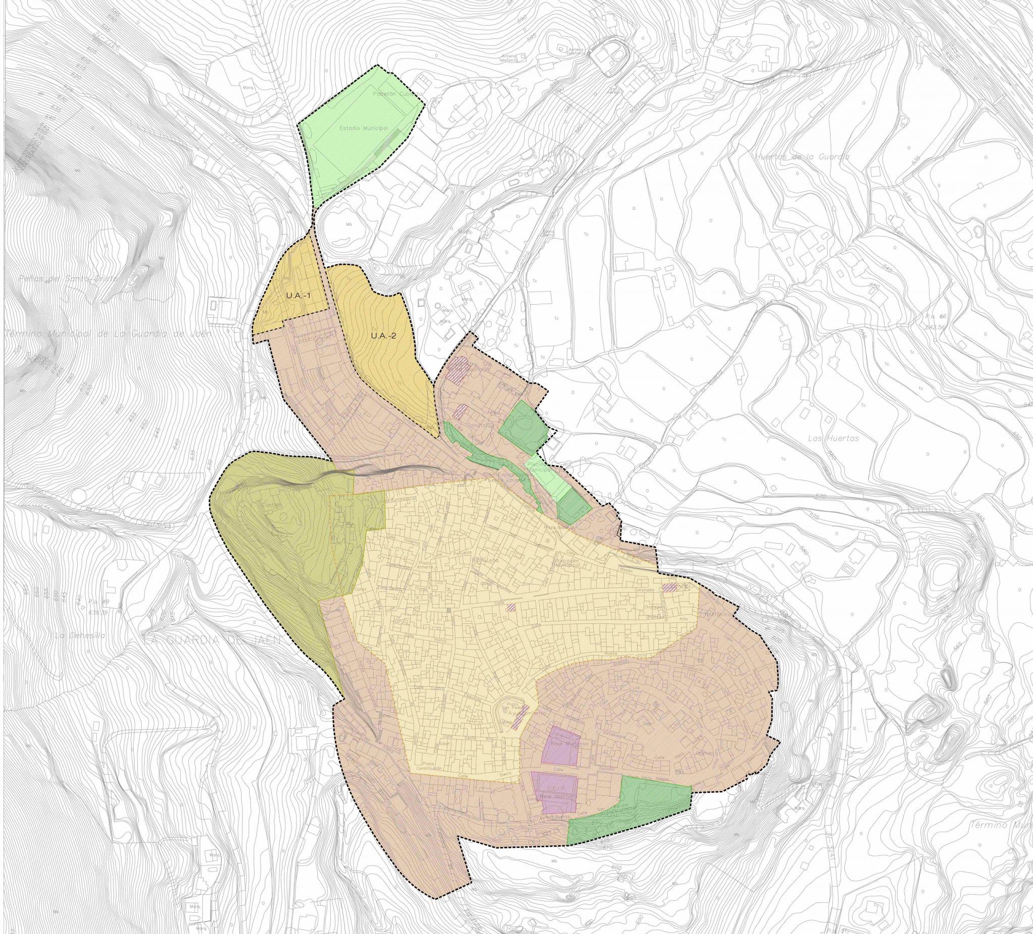 Adaptacion NNSS PGOU La Guardia de Jaen_Clasificacion del Nucleo
