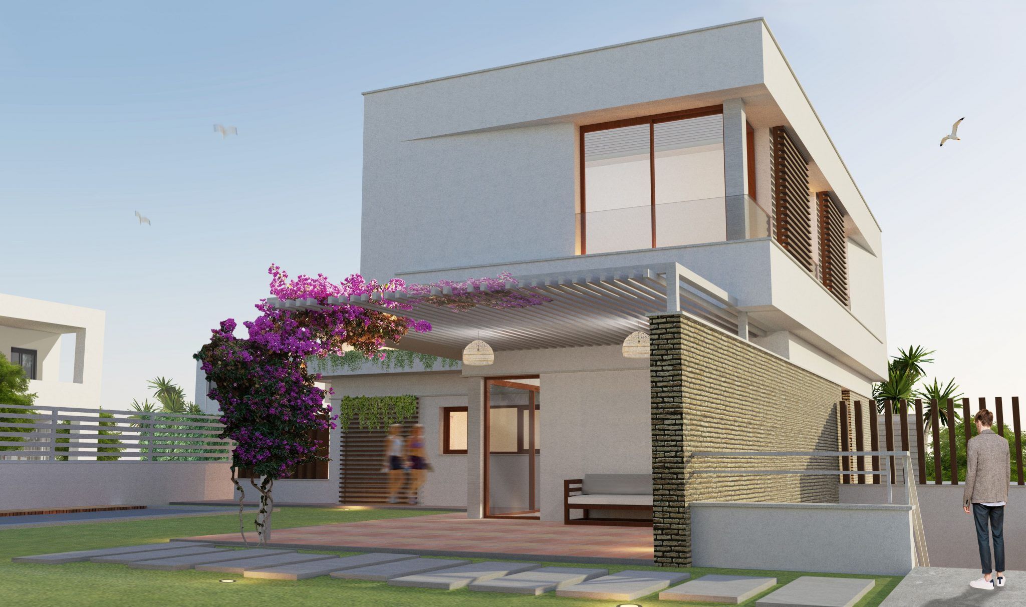 Casa Marazul_Perspectiva exterior_B