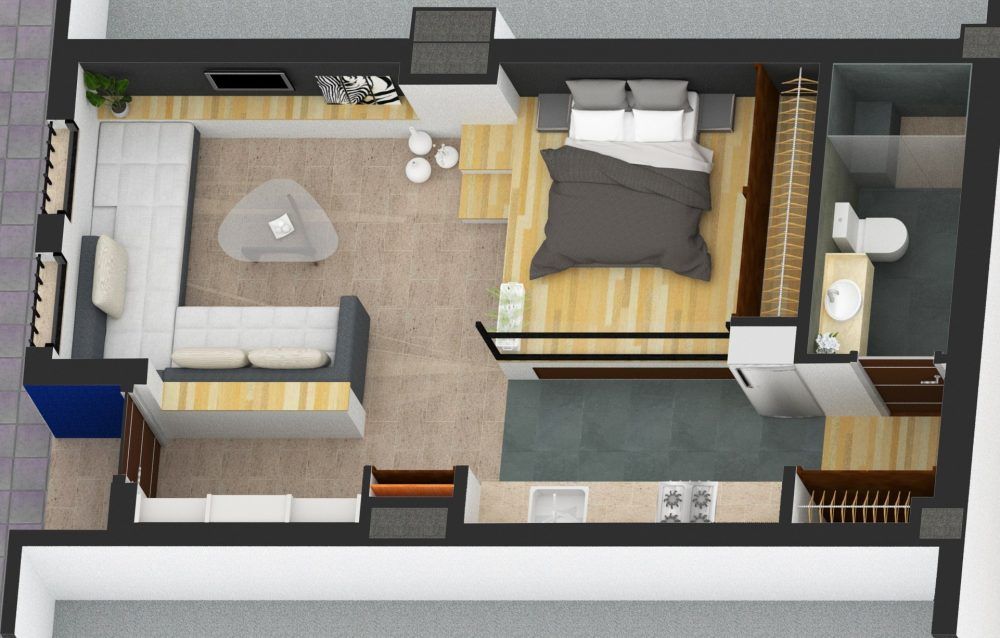 8 Apartamentos en Puerto Gelves_Axonometria_4